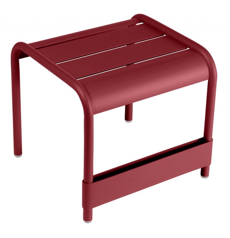 Luxembourg Outdoor Side Table / Footrest Fermob Chili